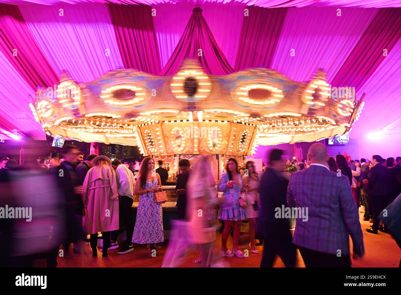 Atmosphere at Pegasus World Cup on Saturday, Jan. 25, 2025, in