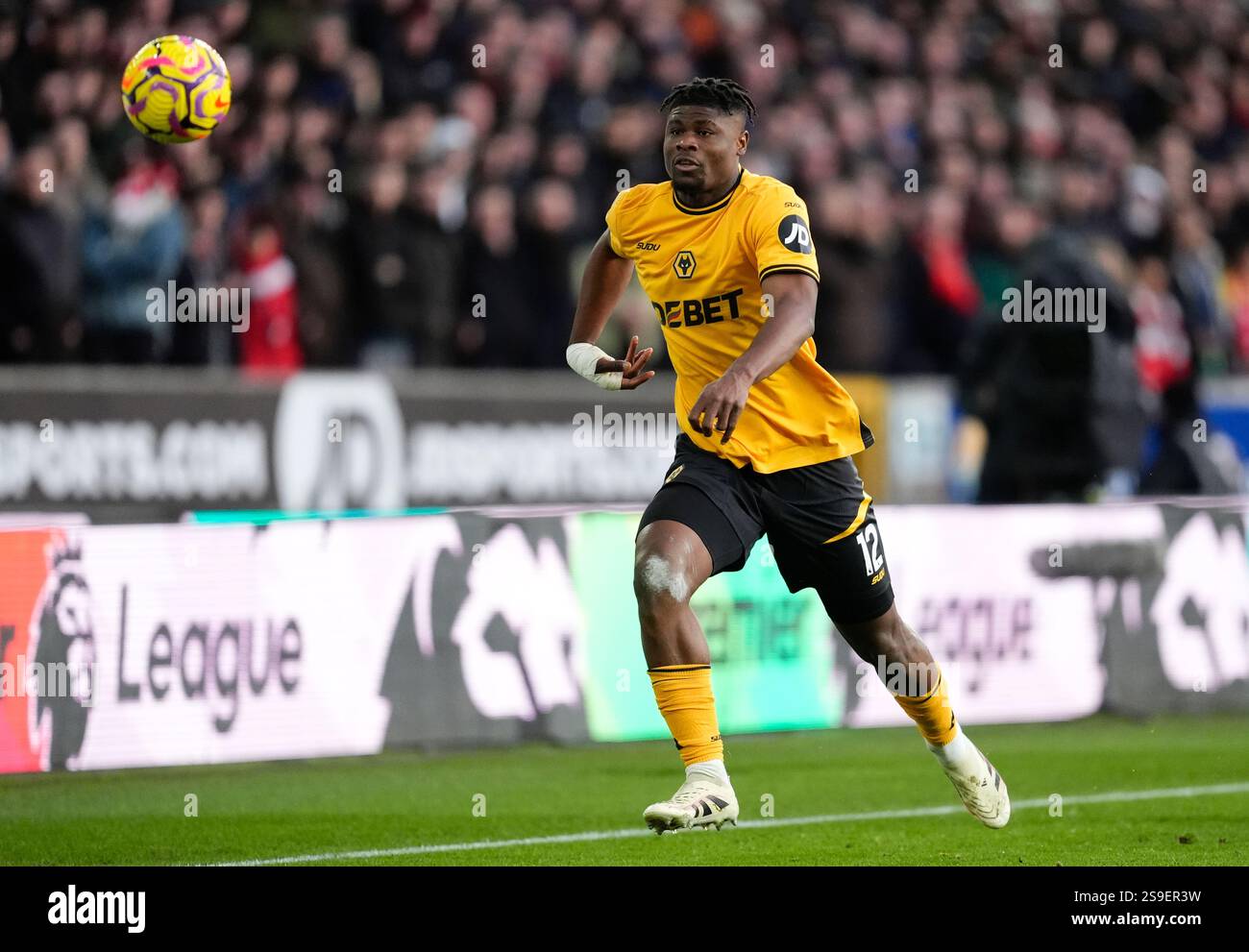 Wolverhampton Wanderers' Emmanuel Agbadou during the Premier League ...