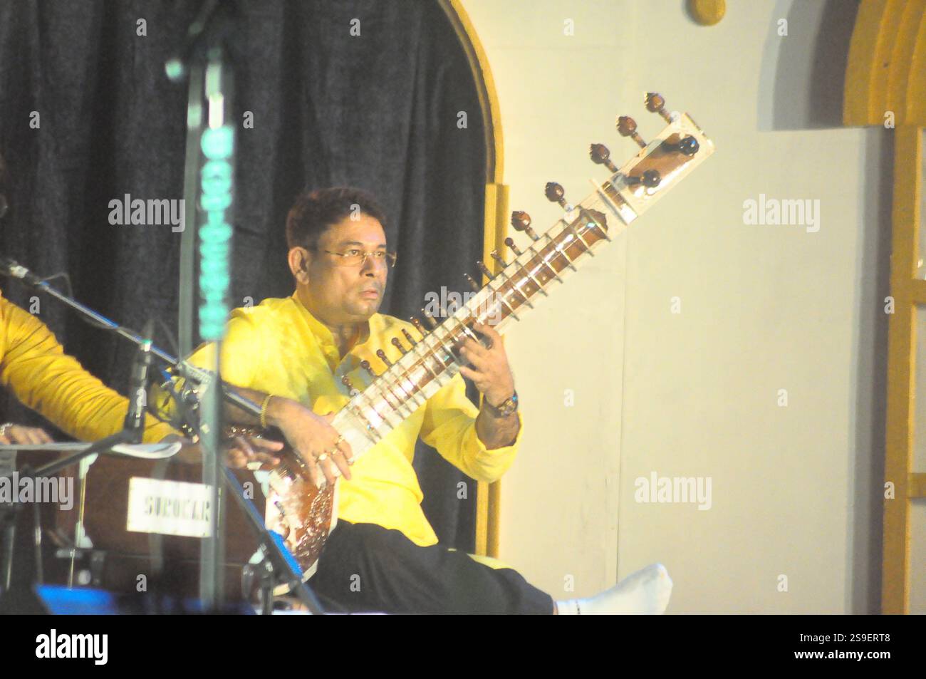 January 25, 2025, Kolkata, West Bengal, India: Pandit Sandeep Neogy on