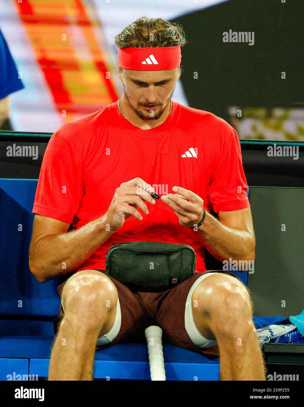 26 January 2025, Australia, Melbourne Tennis Grand Slam Australian
