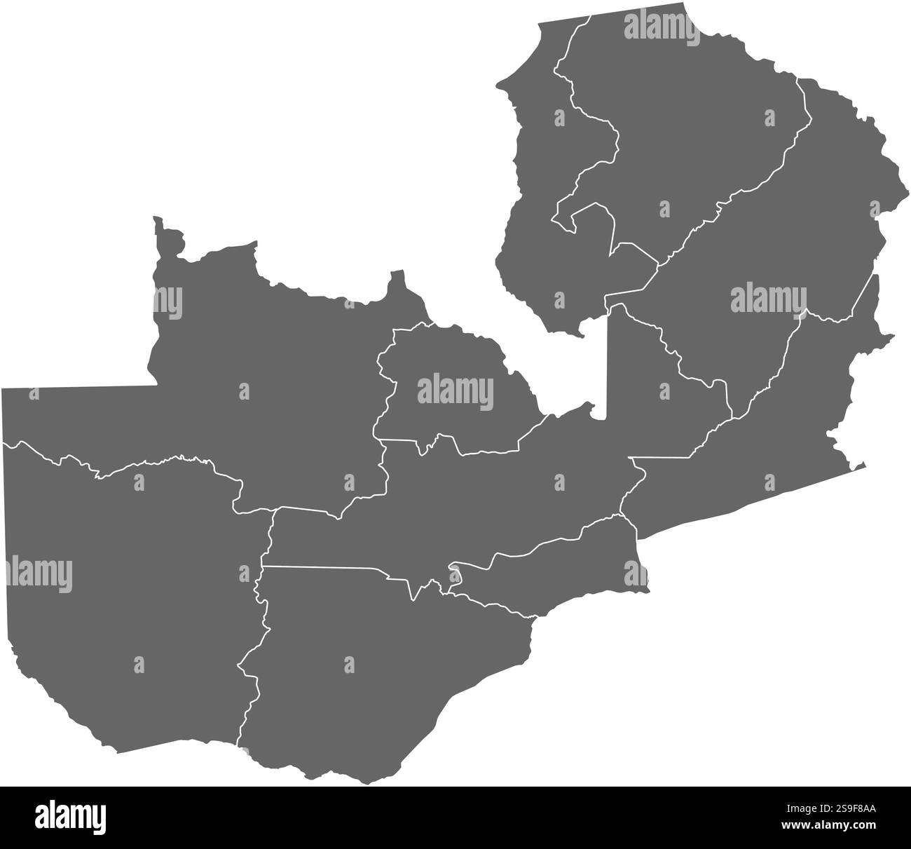 Zambia map atlas world Black and White Stock Photos & Images - Alamy