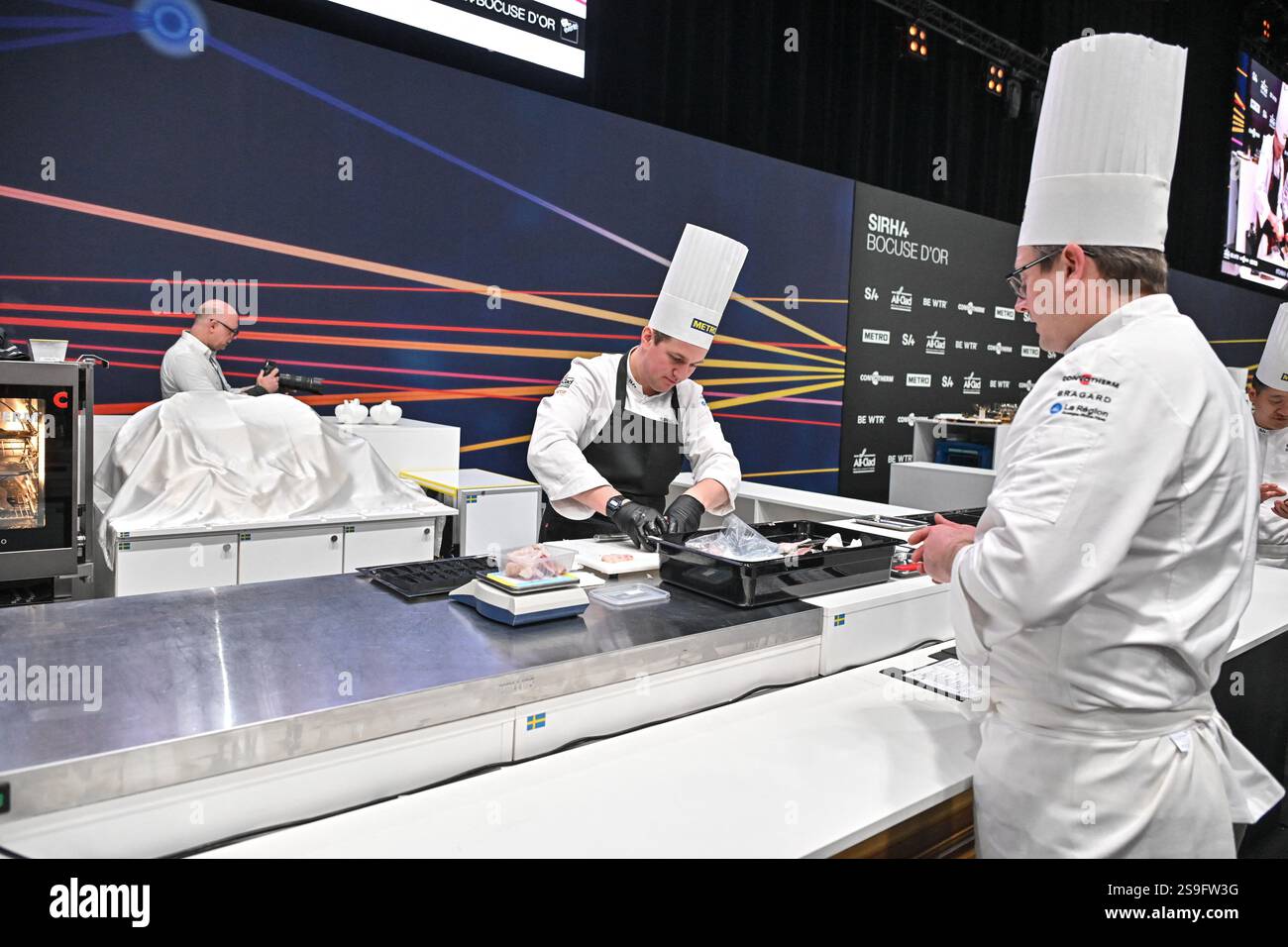 Team Sweden attending the Bocuse D Or Finale ahead of SIRHA in Lyon