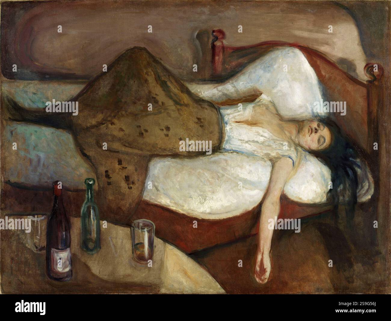 The Day After. Edvard Munch. 1894. Stock Photo