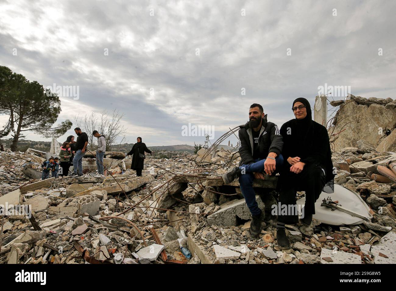 26 January 2025, Lebanon, Ayta ash-Shaab: A Lebanese Muslim Shiite ...