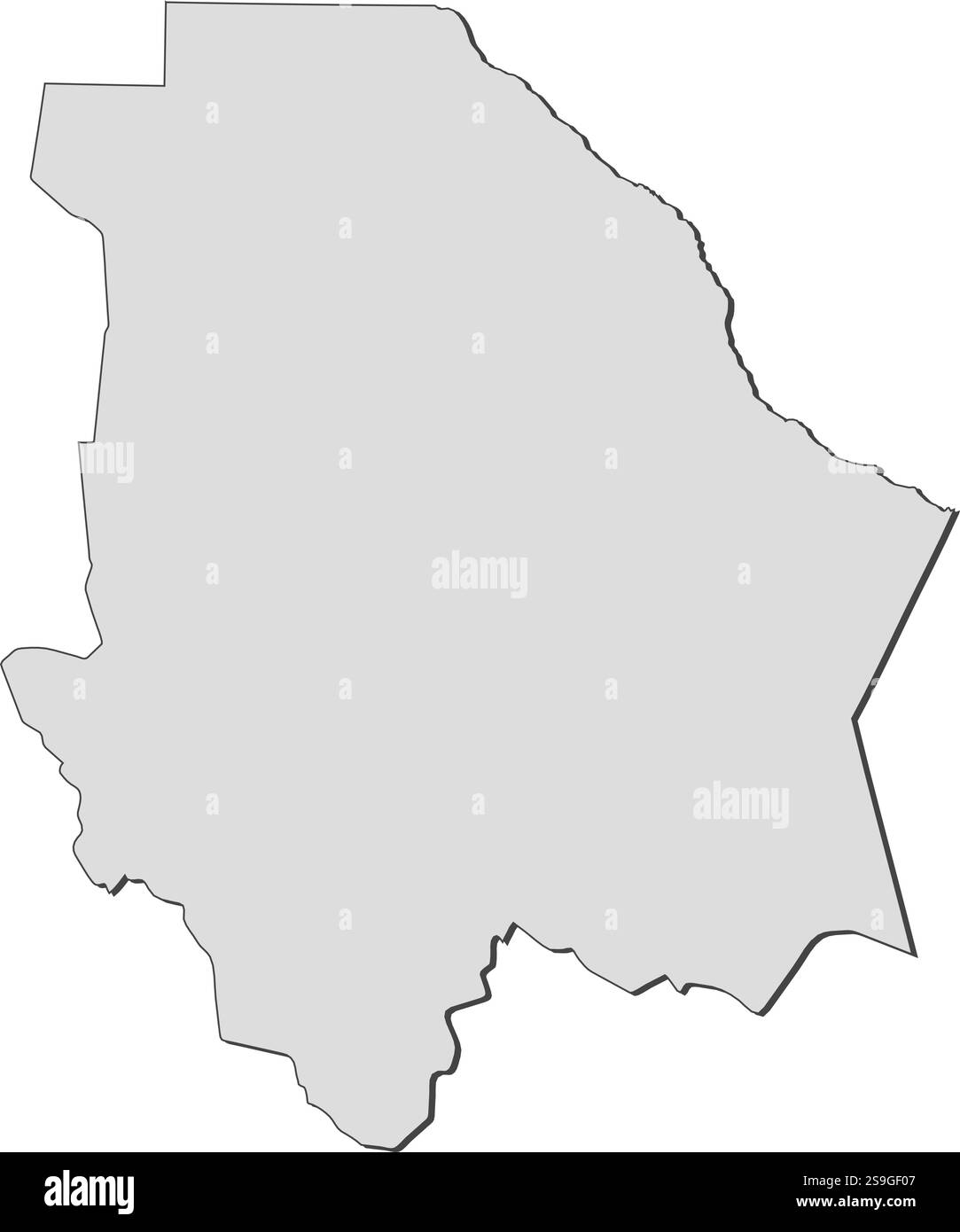 Map chihuahua province mexico Cut Out Stock Images & Pictures - Alamy
