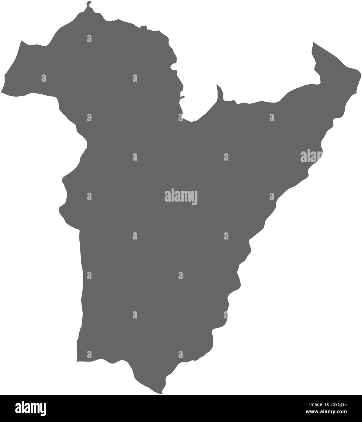Map of Bié, a province of Angola Stock Vector Image & Art - Alamy