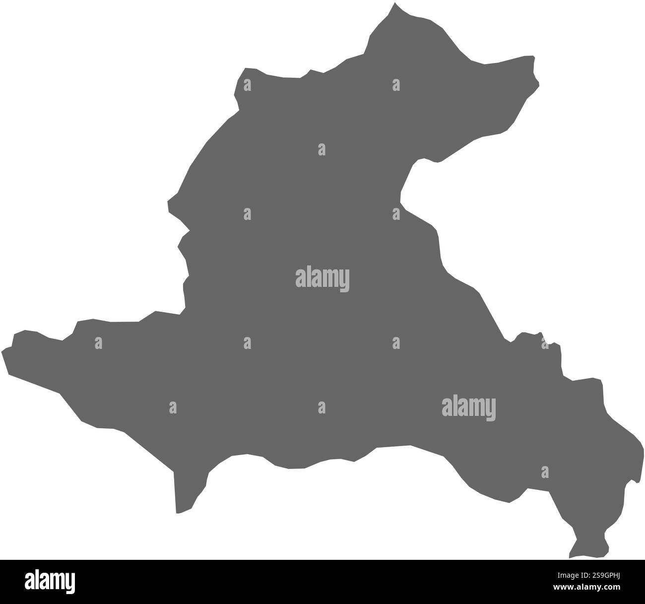 Map of Sekong, a province of Laos Stock Vector Image & Art - Alamy