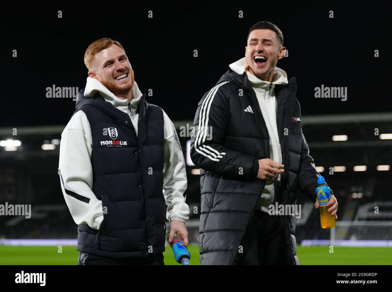 Harrison Reed Family Fulham's Harrison Reed (left) and Fulham's Tom Cairney (right) arrive ...