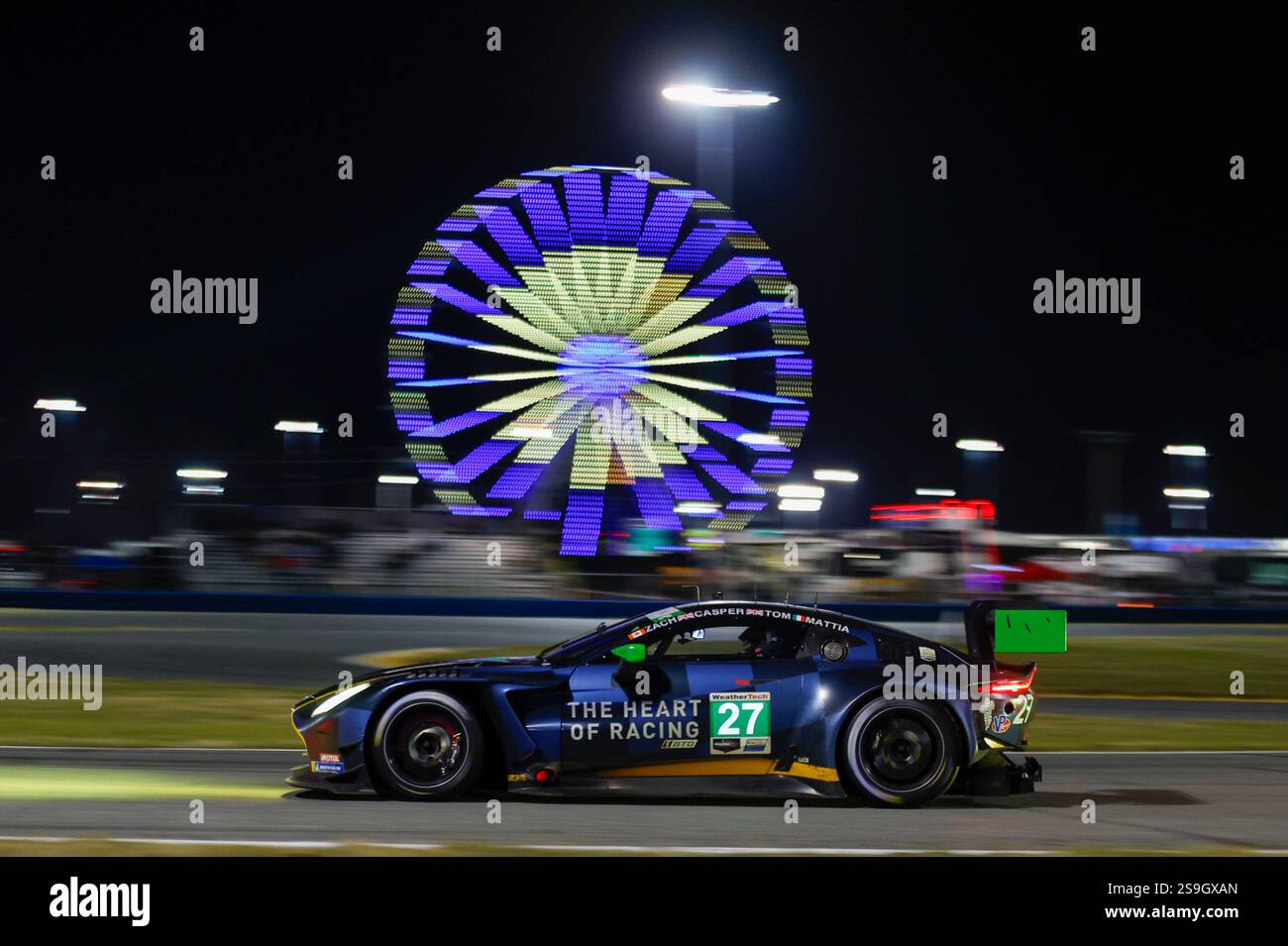 DAYTONA BEACH, FL - JANUARY 25: The #27 Heart of Racing Team Aston ...