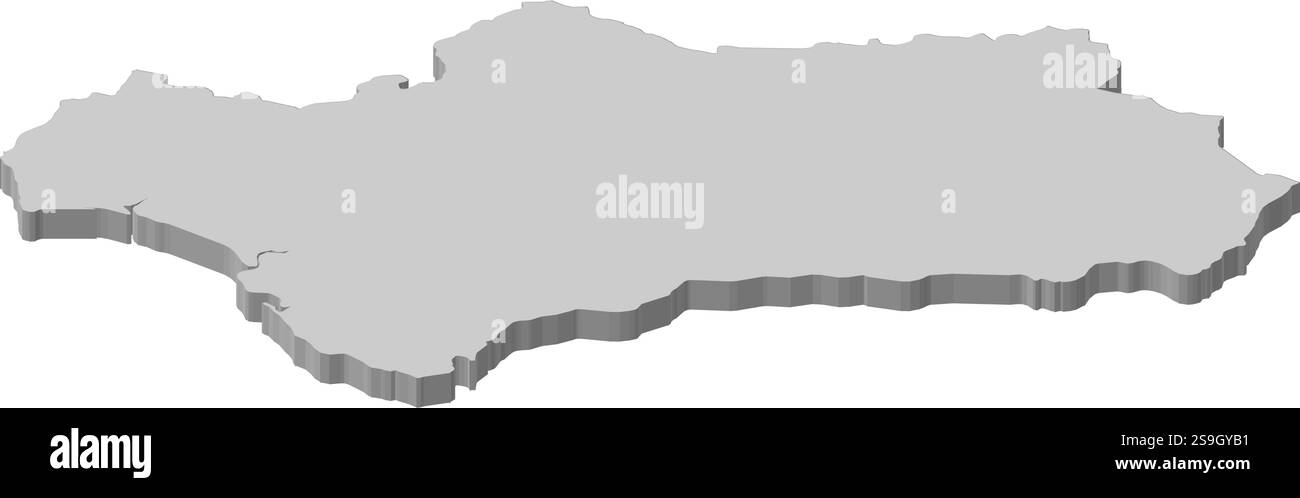 Map of spain andalusia Black and White Stock Photos & Images - Alamy