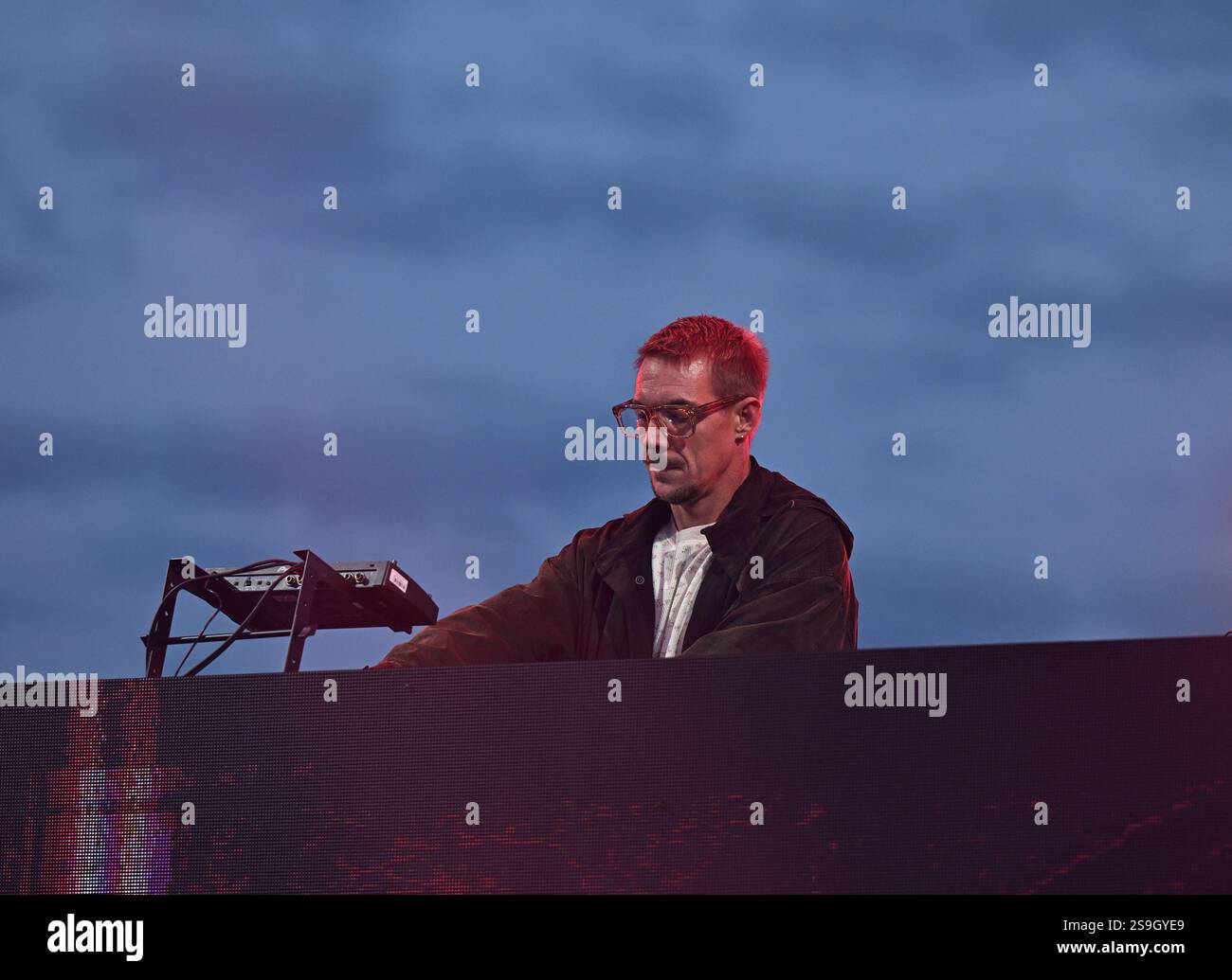 HALLANDALE, FL JANUARY 25 Diplo performs during The Pegasus World