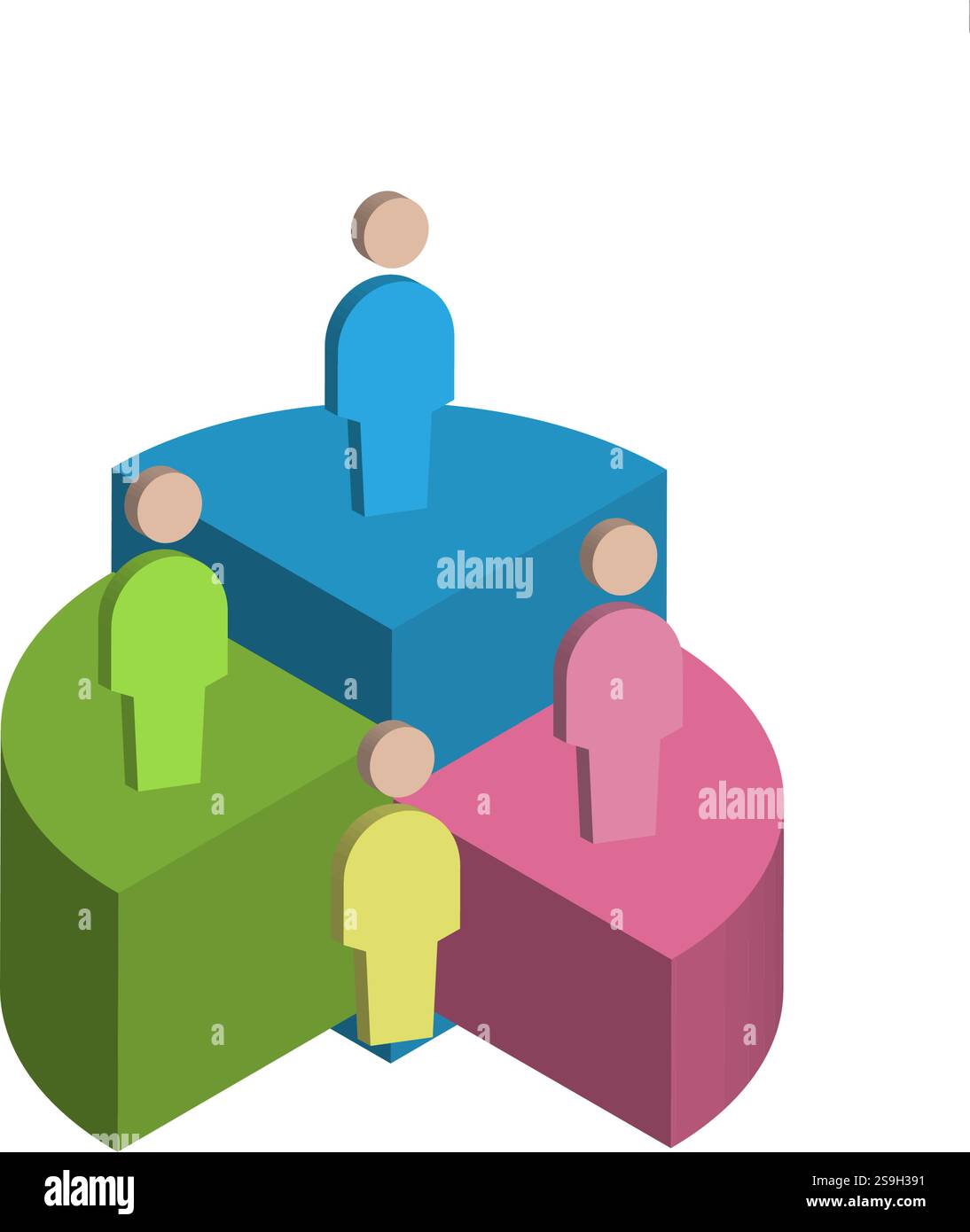 Customer profiling data visualization analytics hi-res stock ...