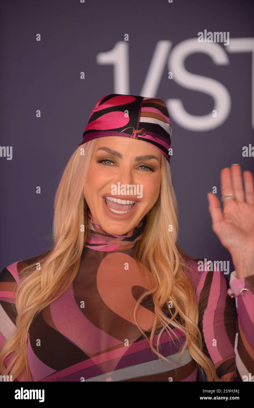 HALLANDALE BEACH, FLORIDA - JANUARY 25: Alexia Nepola attends Pegasus World Cup 2025 at Gulfstream Park on January 25, 2025 in Hallandale Beach, Florida.  Credit: MPI10 / MediaPunch Credit: MediaPunch Inc/Alamy Live News Stock Photo
