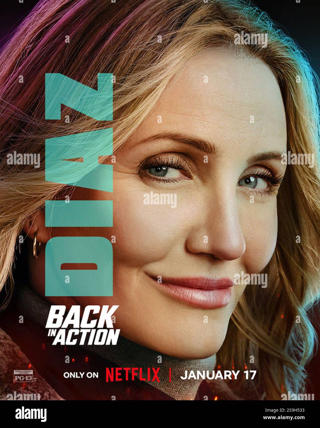 Back in Action (2025)Poster art Cameron Diaz *Filmstill Editorial Use
