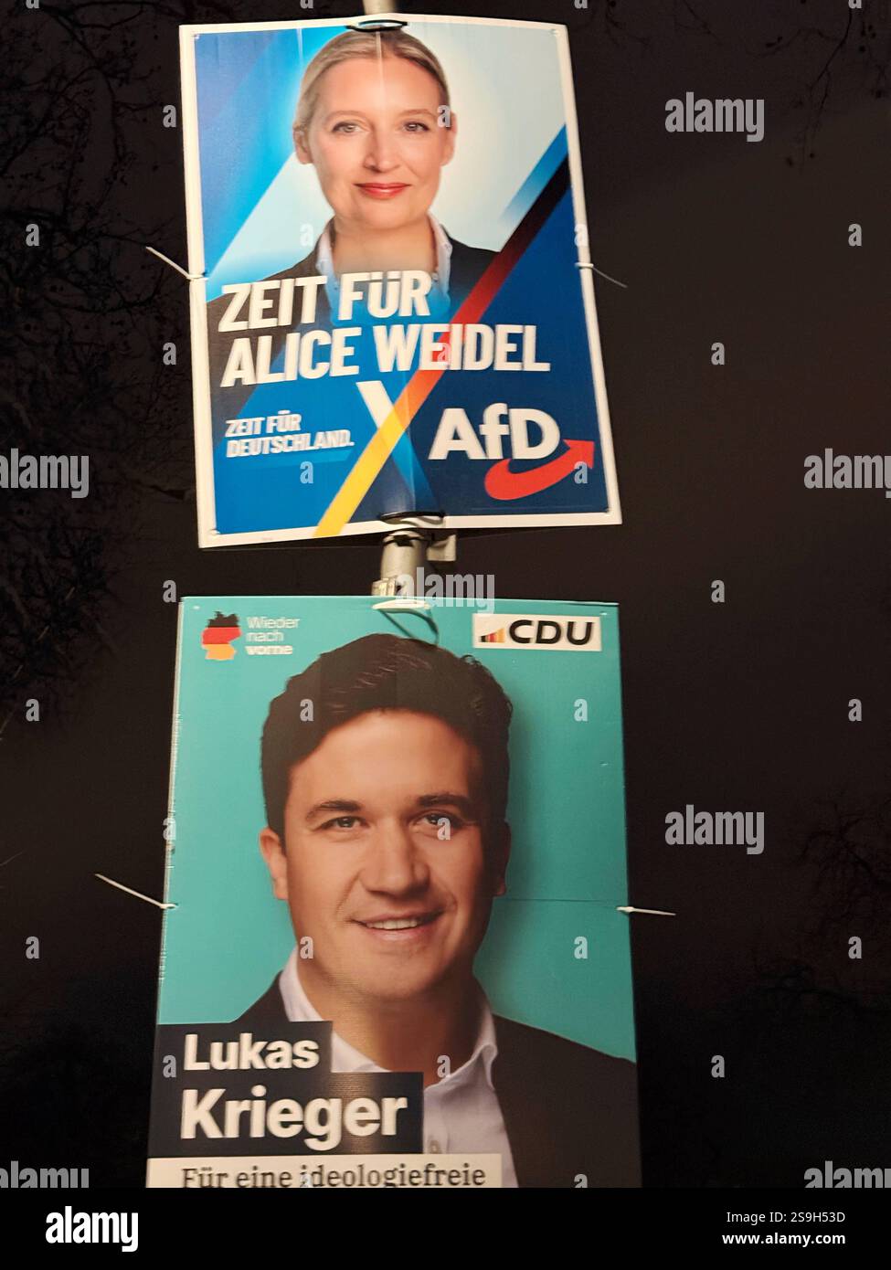 Wahlplakat GER, Berlin, 20250124, Wahlplakat Afd *** Election poster ...