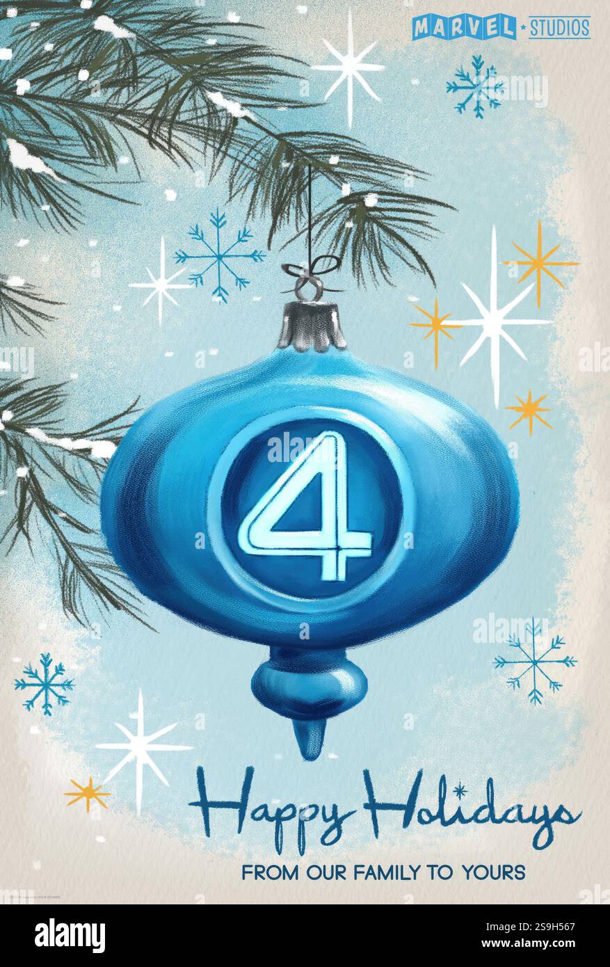 The Fantastic Four First Steps (2025)Poster art Alternate title The