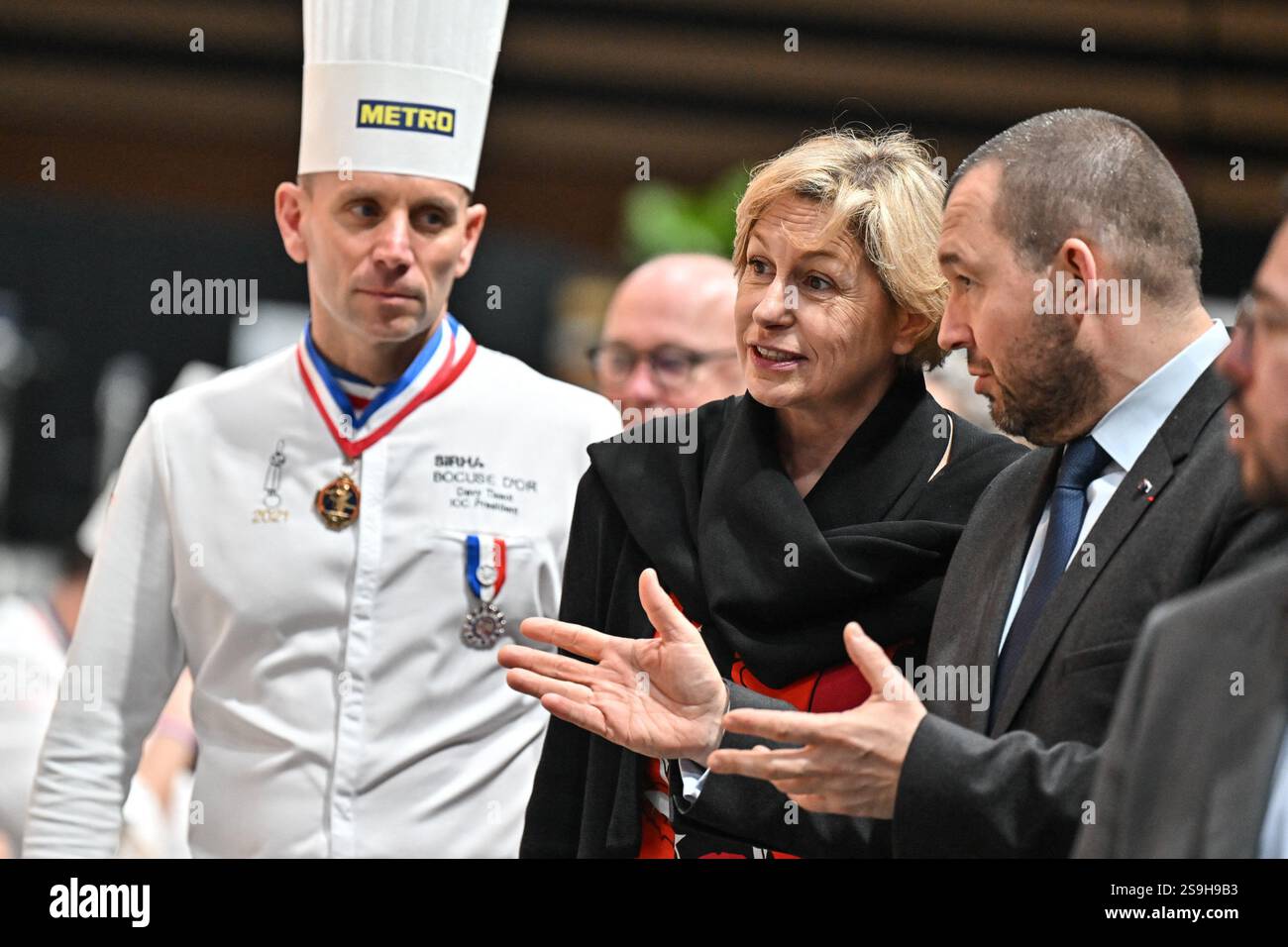 Davy Tissot, Bocuse D Or Winner 2021, Minister of Tourisme Nathalie