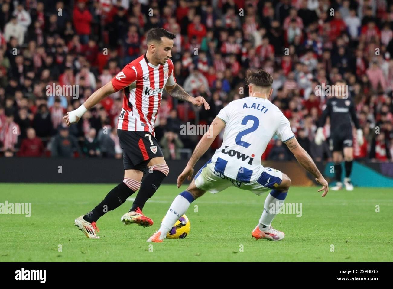 Spanish La Liga EA Sports soccer match Athletic Club vs Leganes at San ...