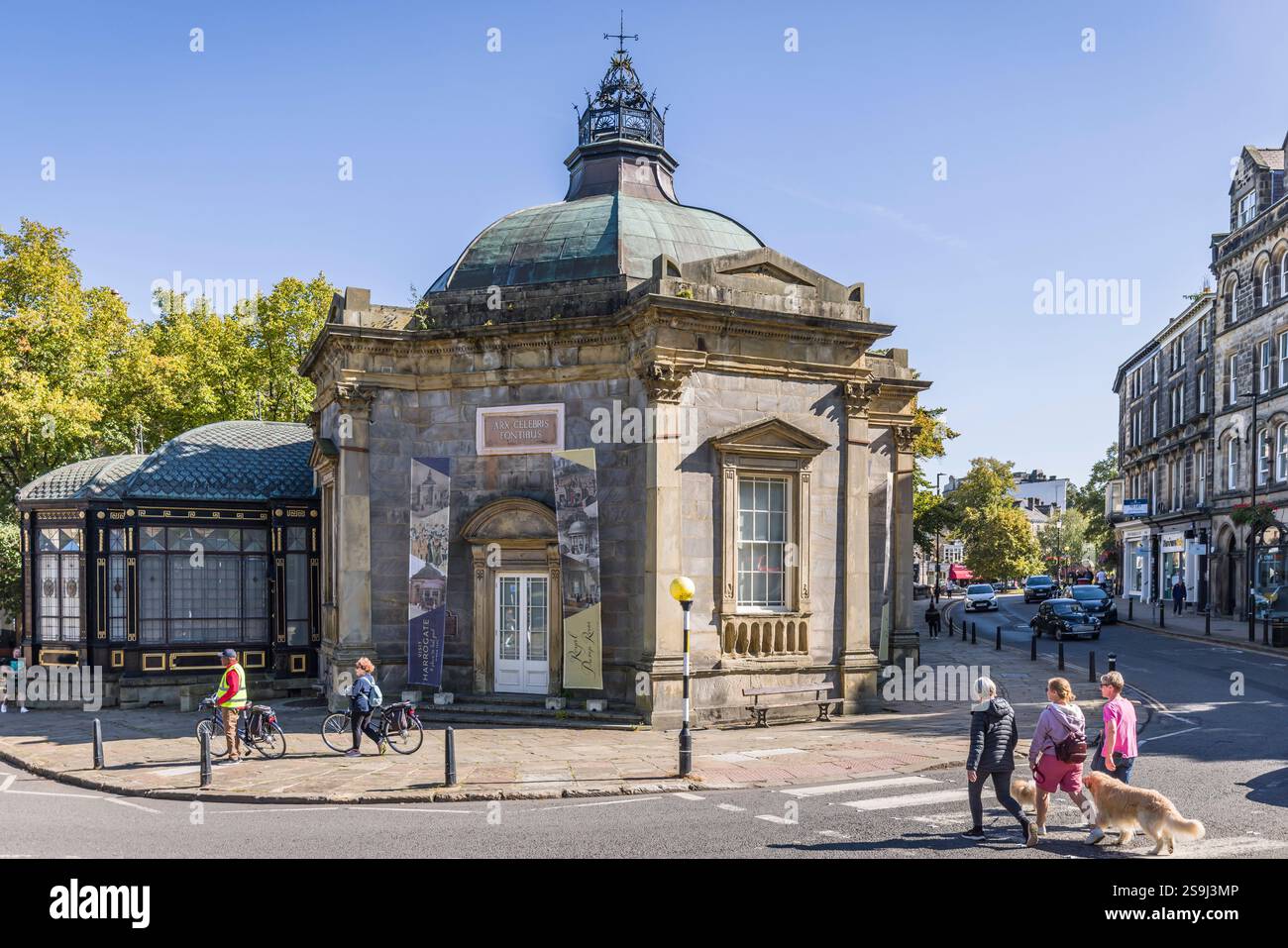 Harrogate, UK - September 17, 2024. Royal Pump Room Museum, a former spa water pump house in the centre of Harrogate, North Yorkshire, UK Stock Photo
