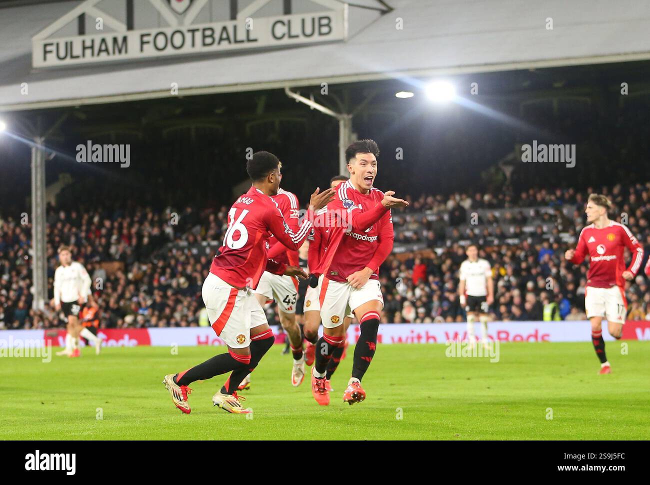 26th January 2025; Craven Cottage, Fulham, London, England; Premier