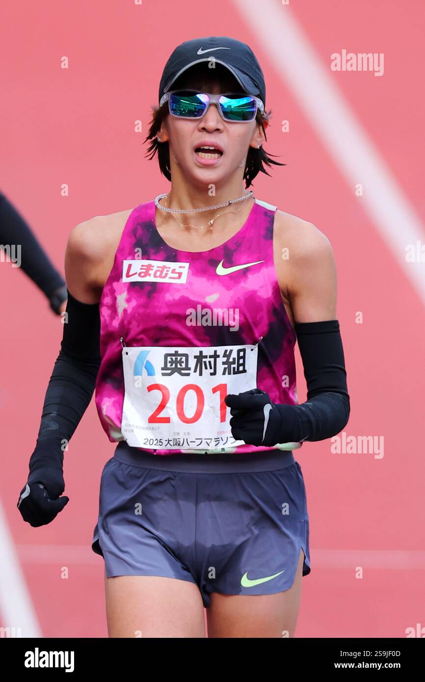 Yuka Ando, JANUARY 26, 2025 Marathon Osaka Half Marathon 2025 in
