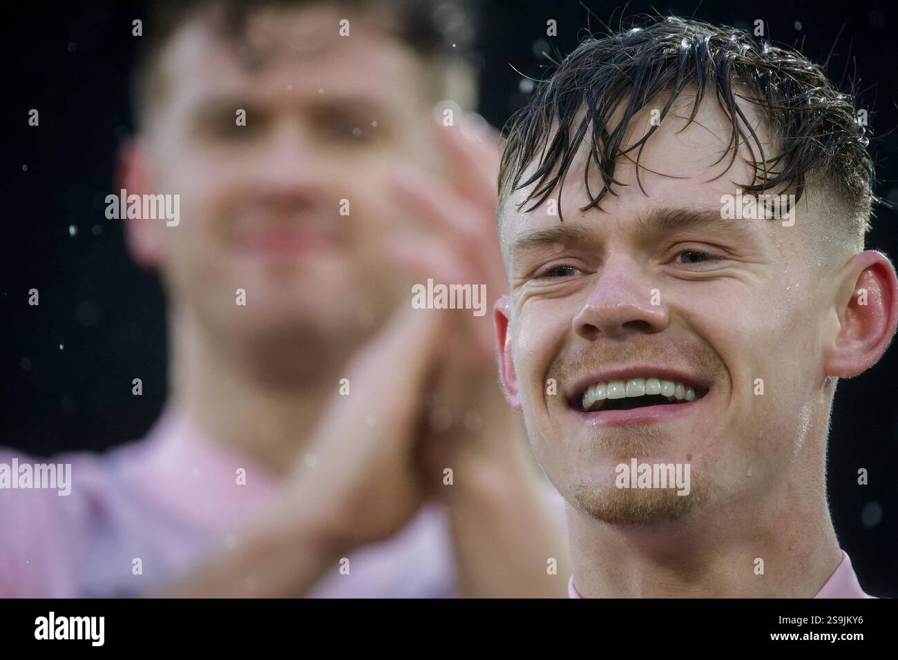 Keane Lewis-Potter #23 of Brentford in action Stock Photo - Alamy