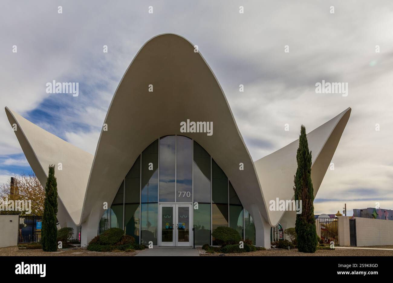 Las Vegas, Nevada - January 3, 2025: Neon Museum in the Downtown District of Las Vegas, Nevada Stock Photo