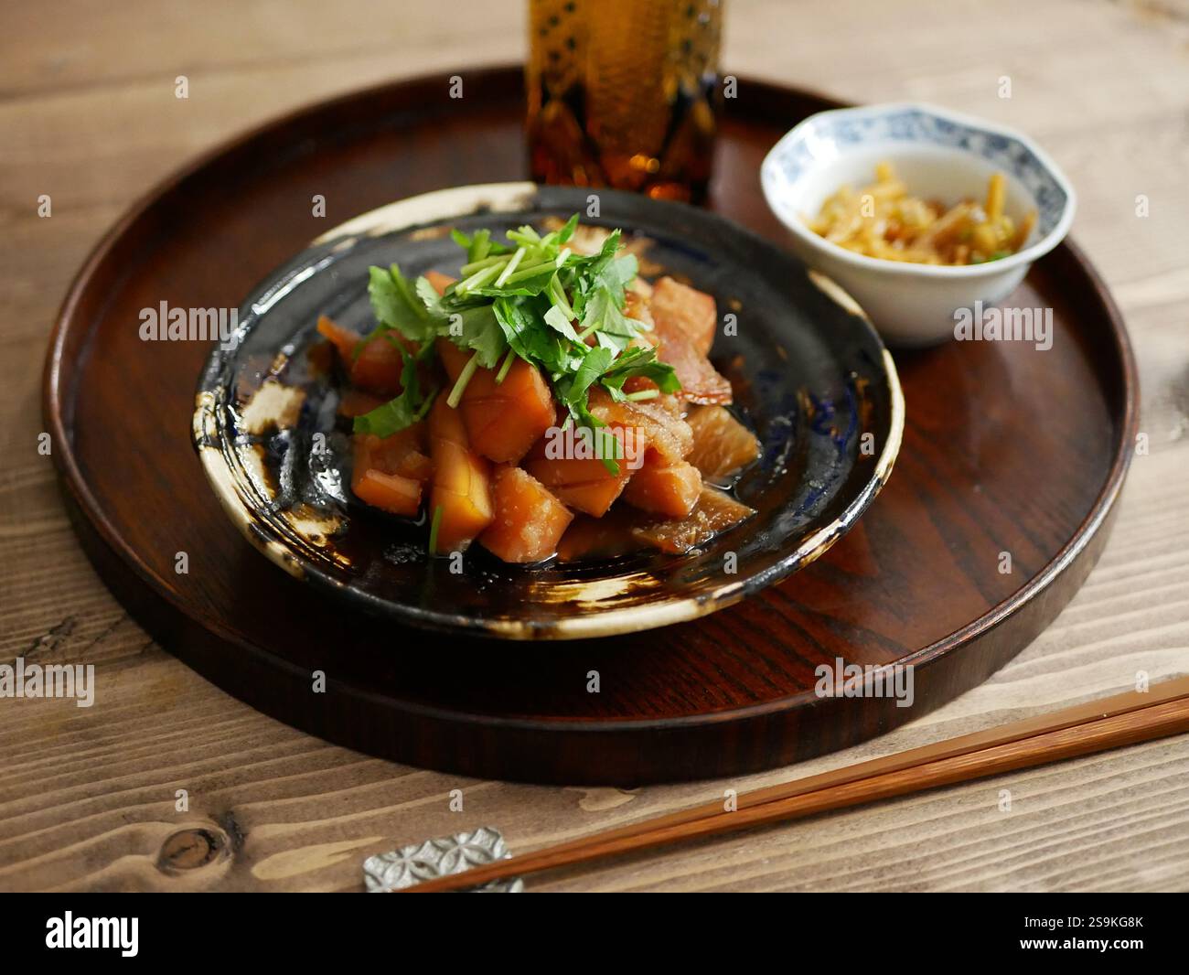 Squid Roes Food Simmered squid and cod roe Stock Photo - Alamy