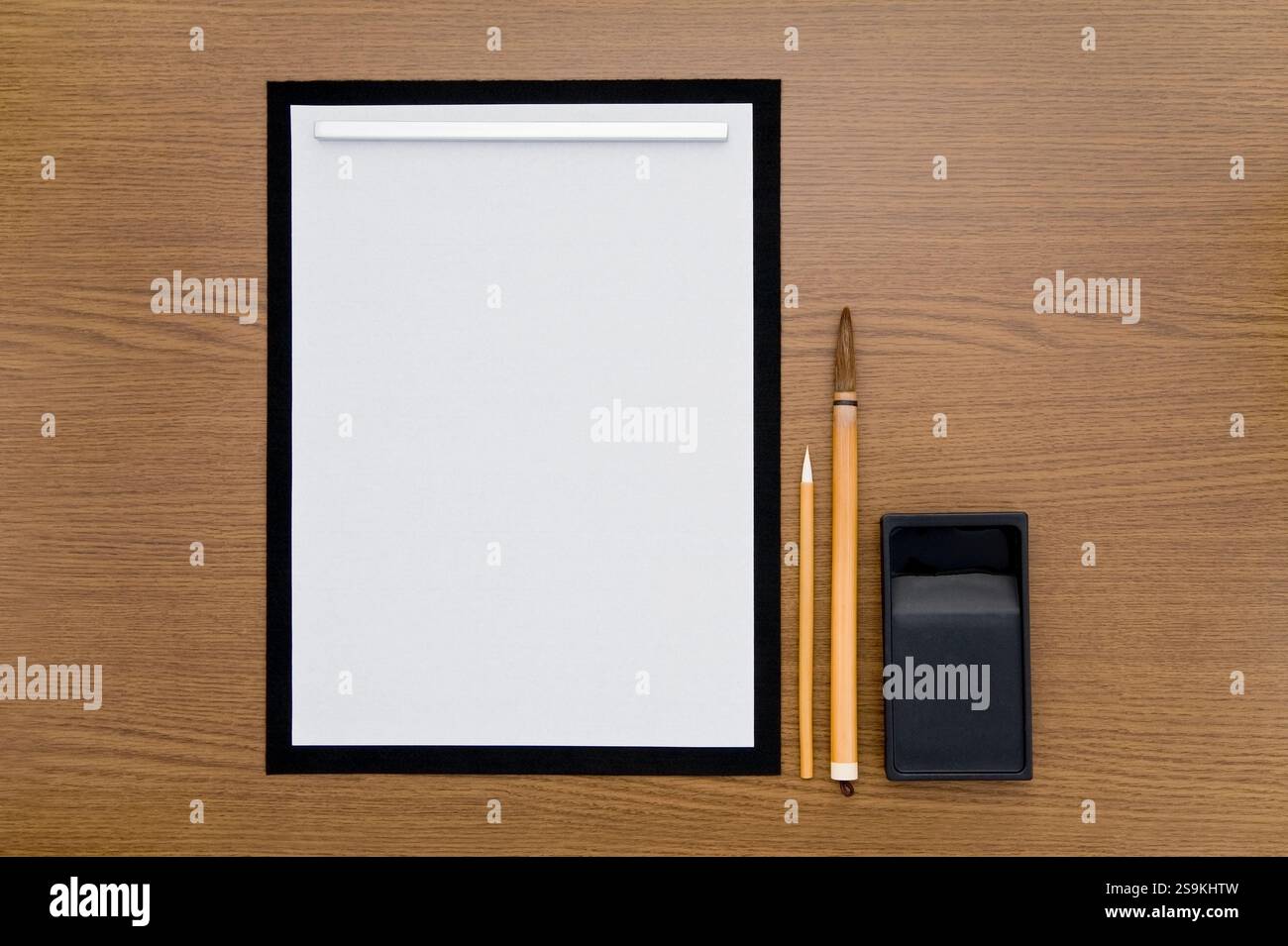 Japanese calligraphy Stock Photo