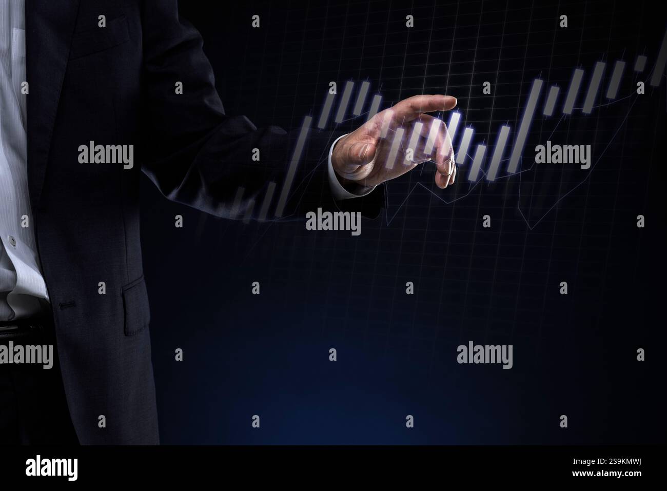 Stock chart Exchange chart Stock Photo Alamy