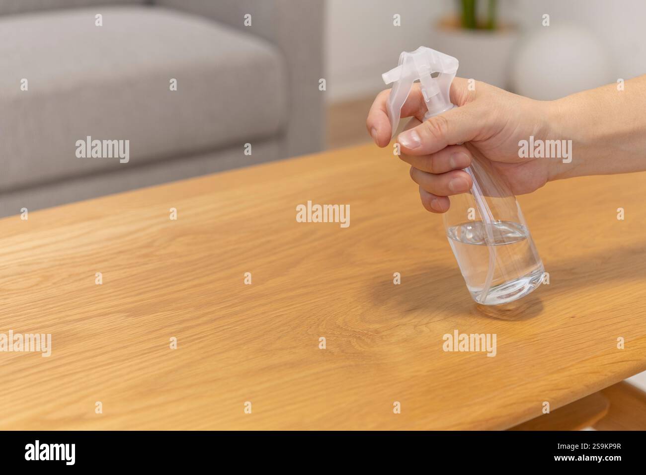 Alcohol disinfection [Virus and infection control] Stock Photo - Alamy