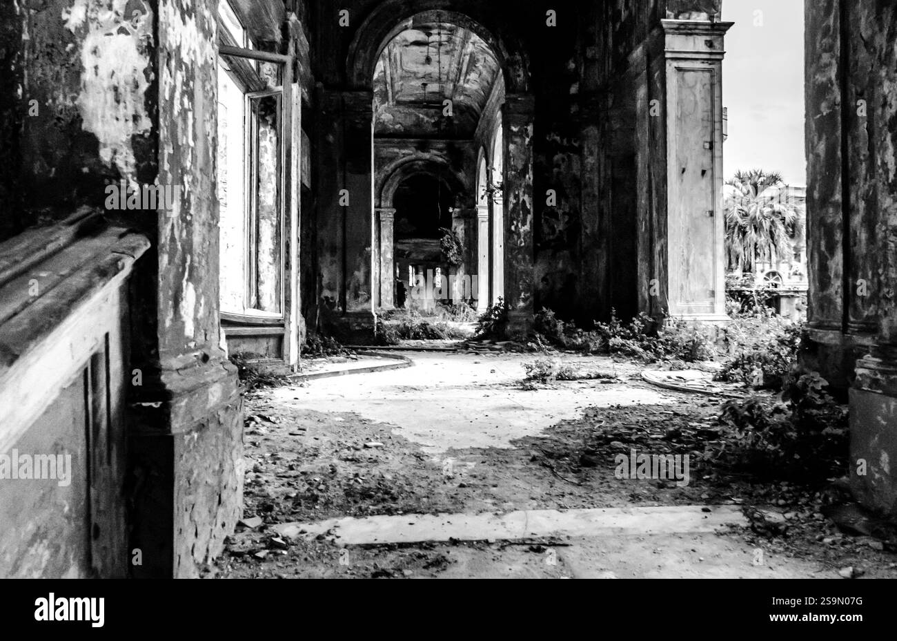 Photo inspiration: Inside An Abandoned Structure Neglected Walls Show Signs Of Decay Photo Inspiration