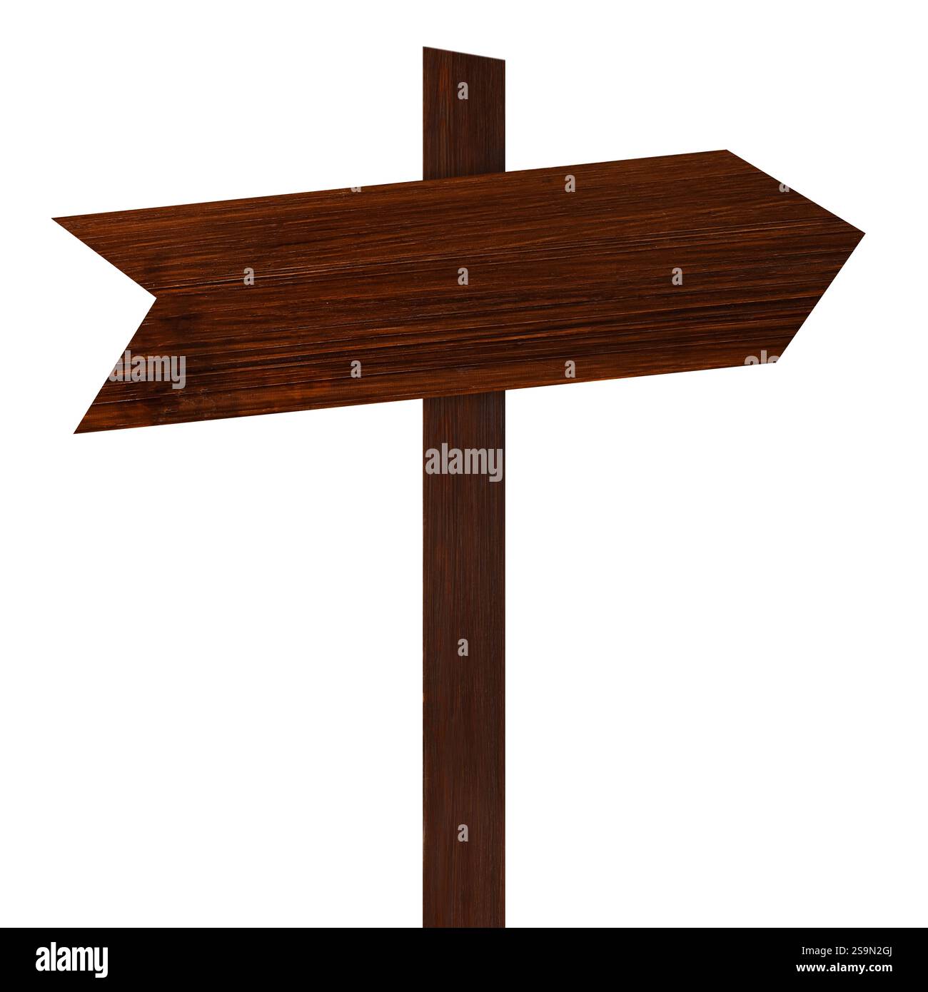 Old empty wooden pointer in hi-res stock photography and images - Alamy