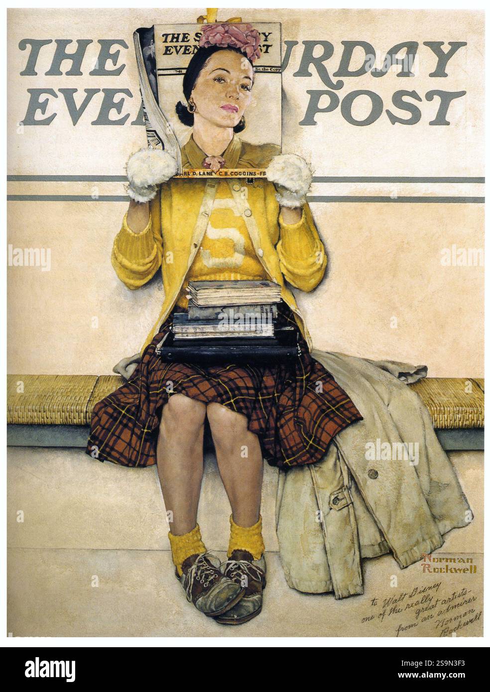 1941 Saturday Evening Post Cover featuring Norman Rockwell