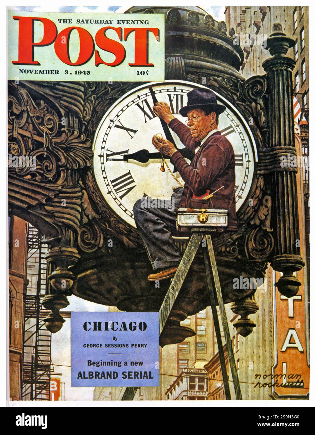 Saturday evening post covers hi-res stock photography and images
