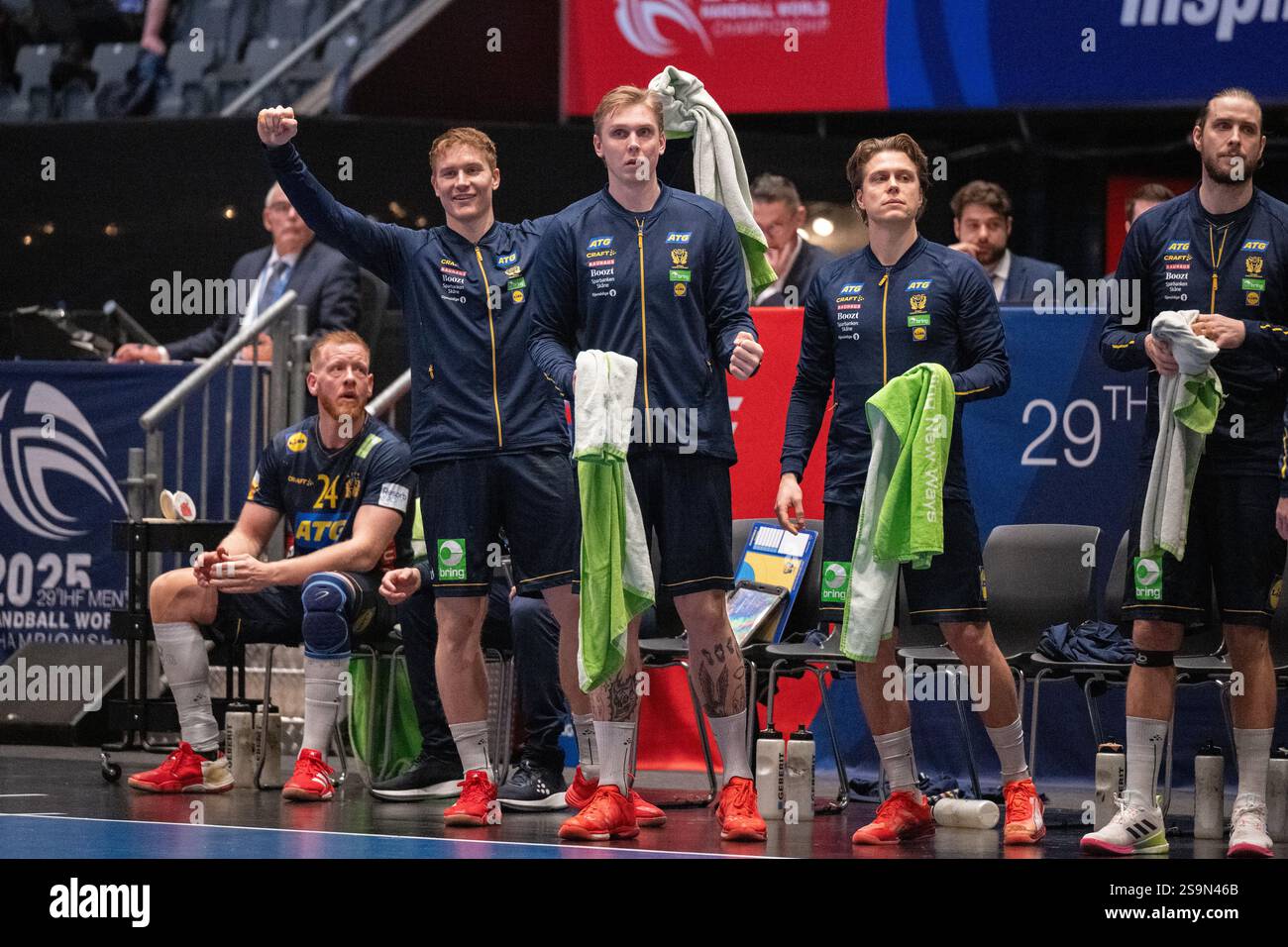 Oslo, Norway. 19th, January 2025. The players of the national team of
