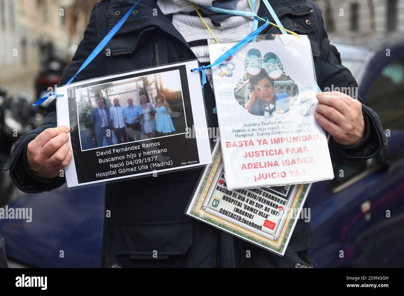 Several posters during a rally of stolen, adopted and appropriated ...