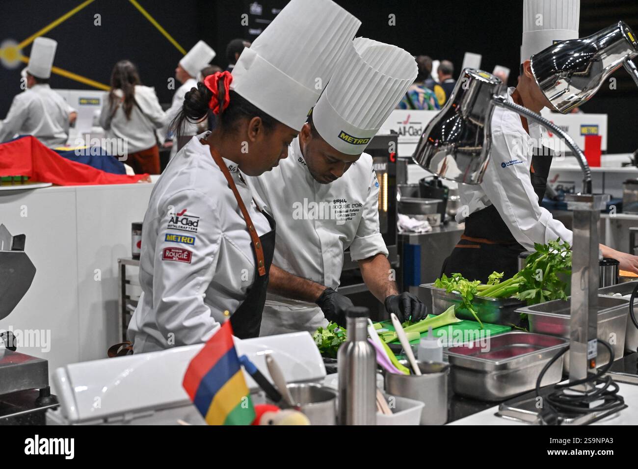 Team Mauritius attending the Bocuse D Or Finale ahead of SIRHA in Lyon