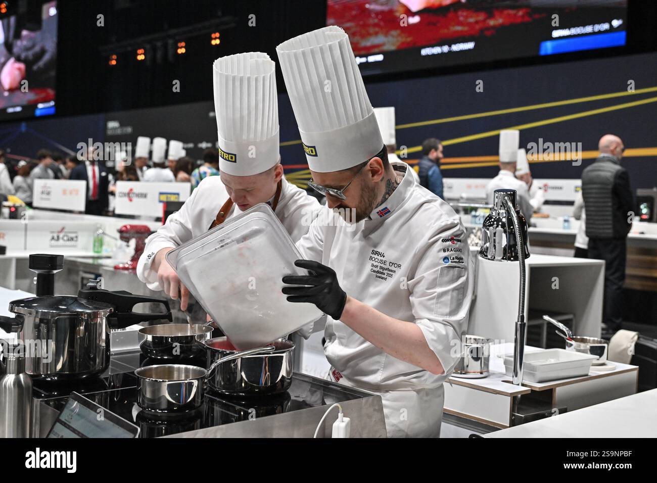Team Iceland attending the Bocuse D Or Finale ahead of SIRHA in Lyon