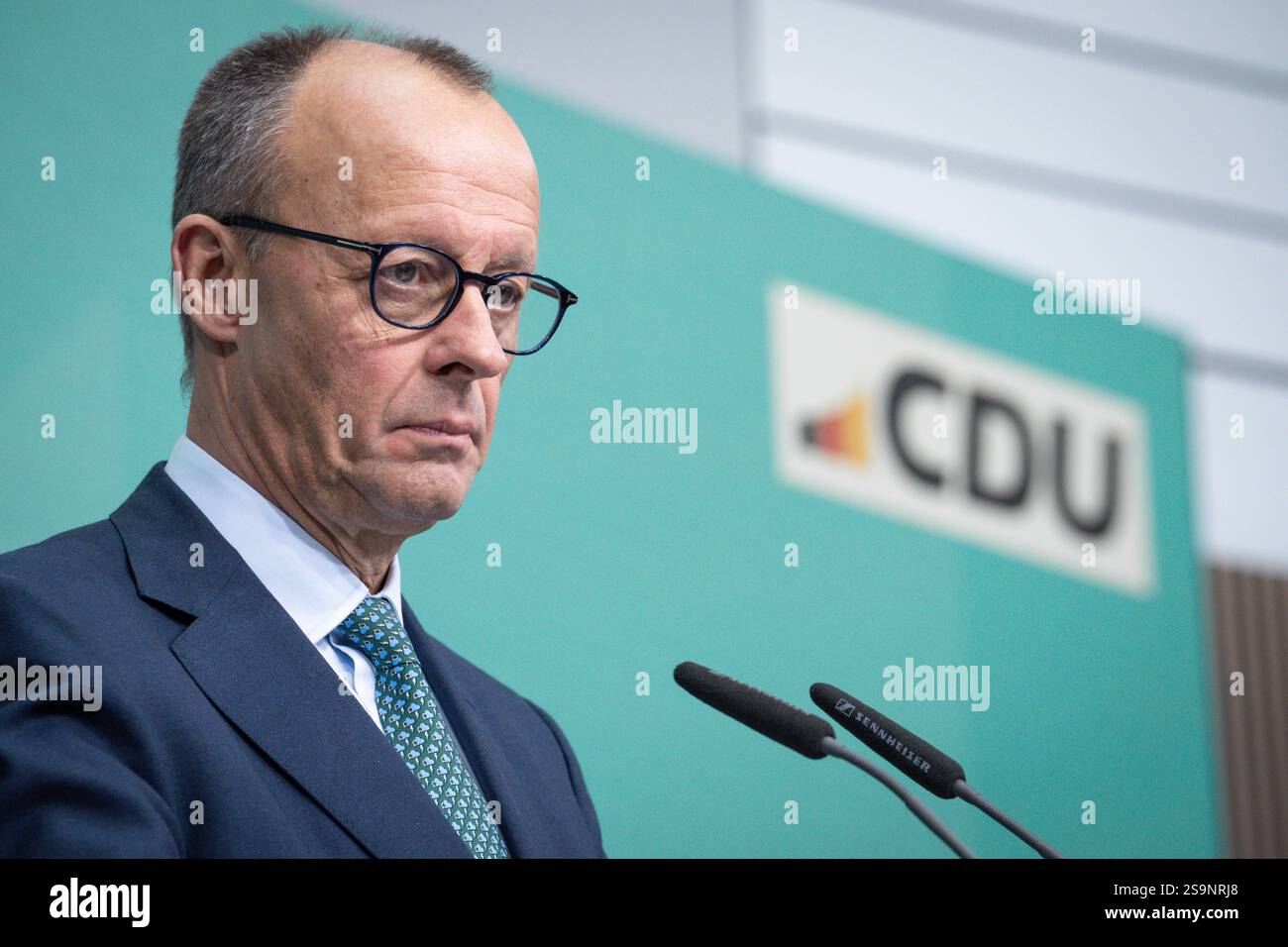 Pressekonferenz der CDU Deutschlands nach ihrer Gremiensitzungen ...