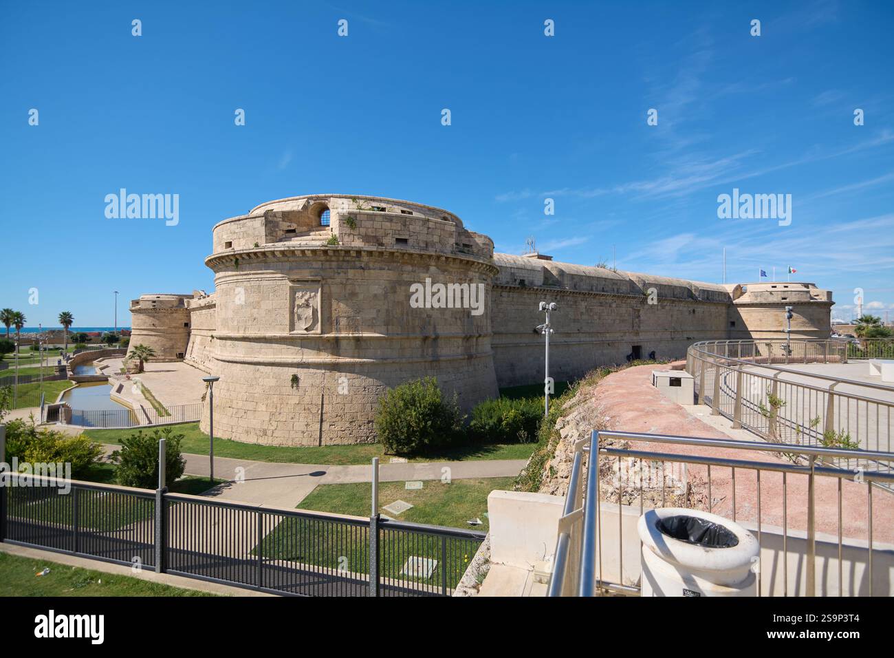 Civitavecchia, Italy - January 27, 2025: Fort Michelangelo, with its ...