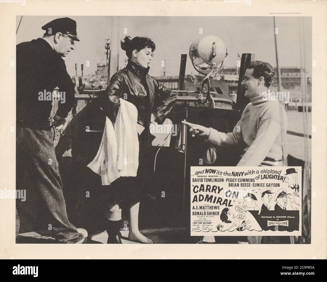 Carry On Admiral (Go Pictures, 1958). Starring David Tomlinson, Peggy ...
