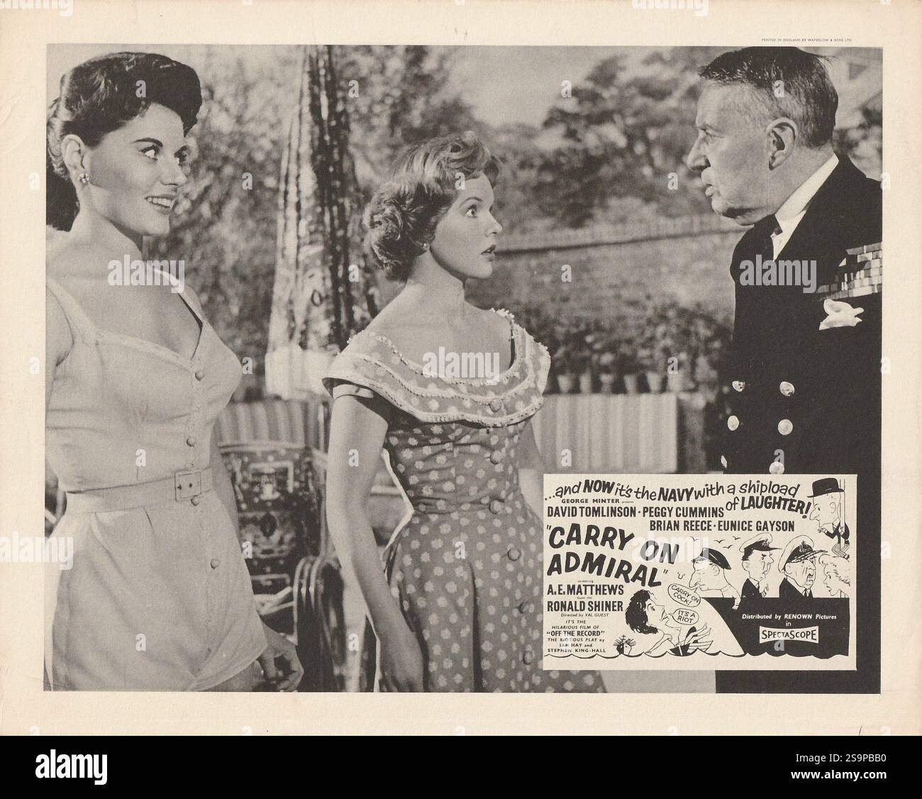 Carry On Admiral (Go Pictures, 1958). Starring David Tomlinson, Peggy ...