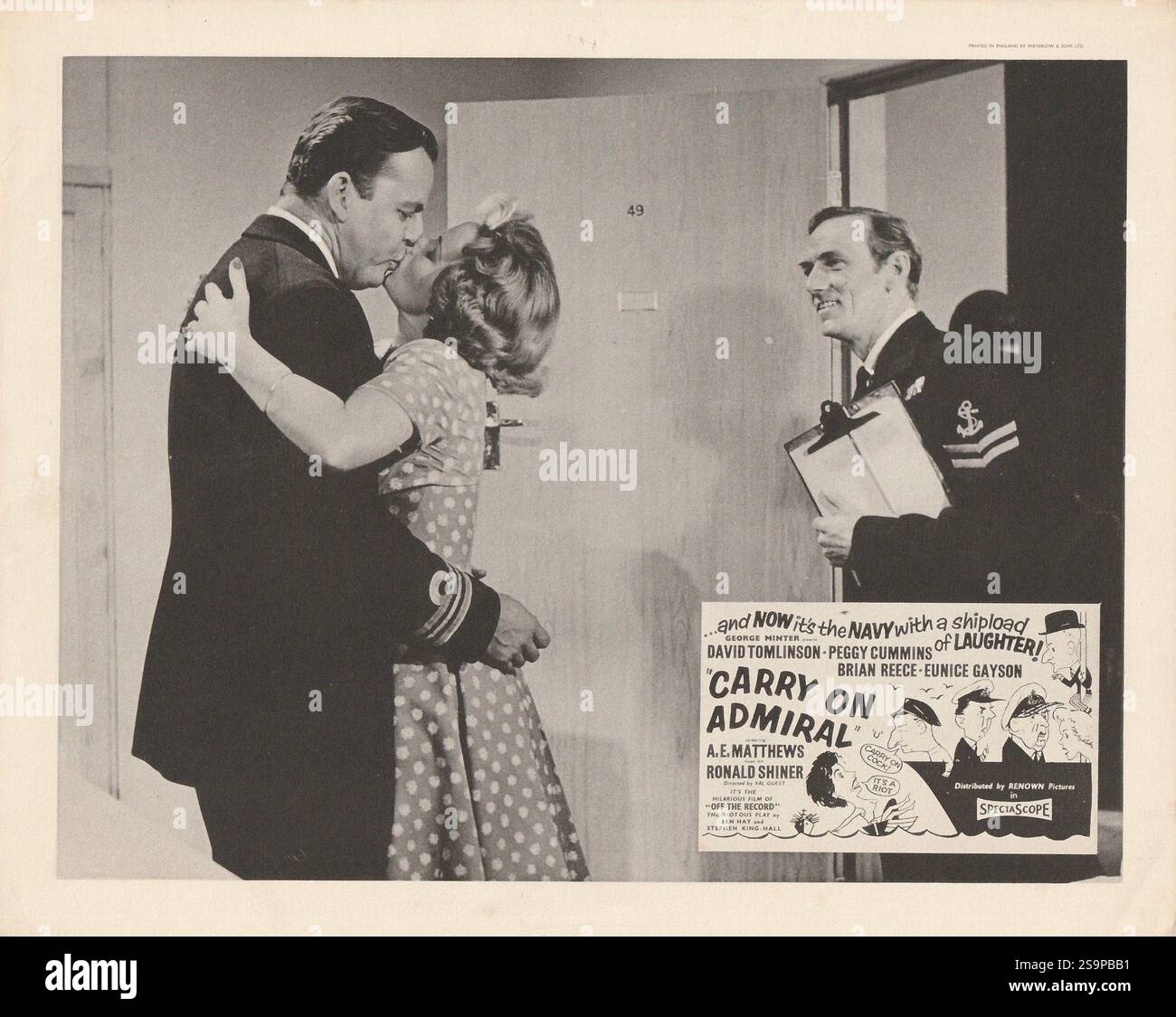 Carry On Admiral (Go Pictures, 1958). Starring David Tomlinson, Peggy ...