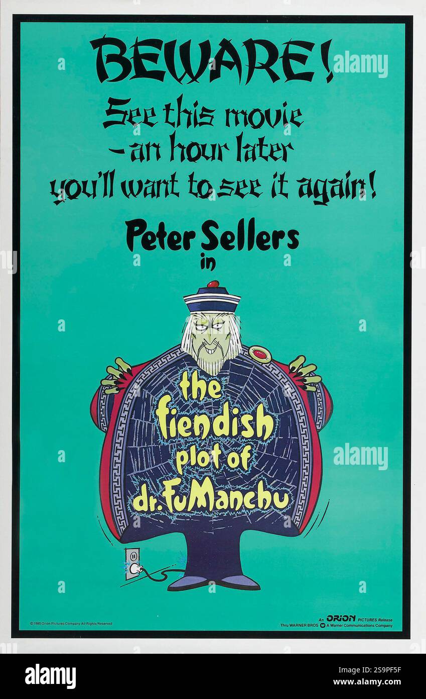Fu manchu poster hi-res stock photography and images - Alamy
