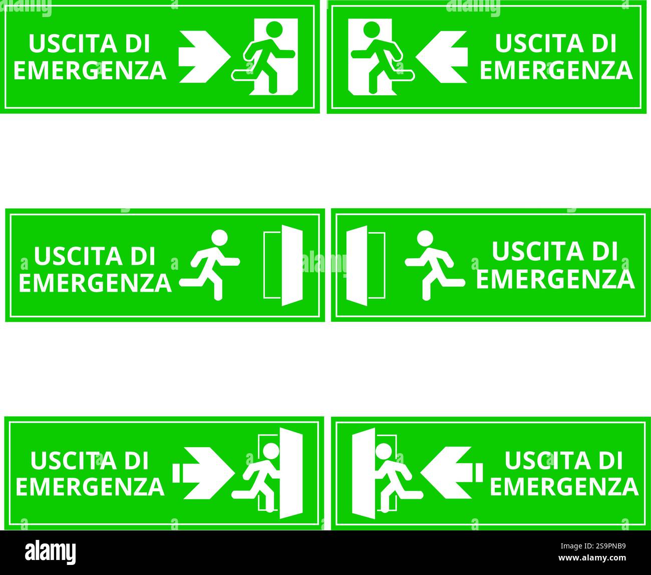 Uscita sign hi-res stock photography and images - Alamy, image size:1300x1147