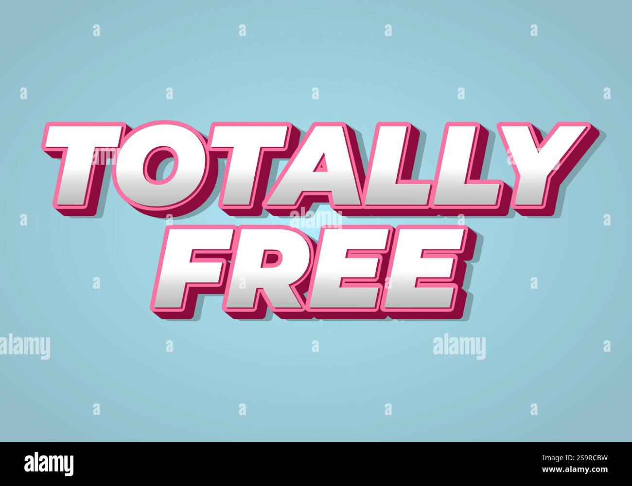 Totally free, text effect design for digital ads purpose Stock Vector ...
