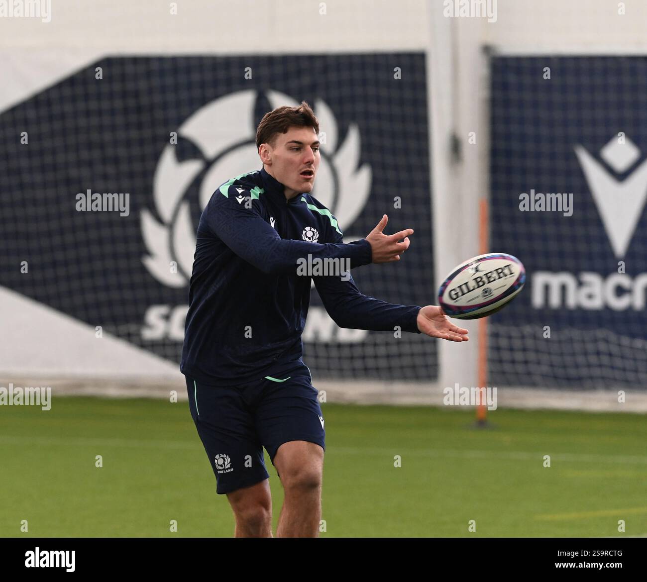 Oriam Sports Centre Edinburgh.Scotland.UK.27th Jan 2025 Scotland Rugby ...
