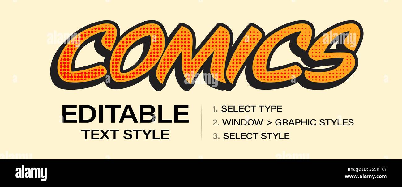 Cartoon text font hand drawing vector letters hi-res stock photography ...