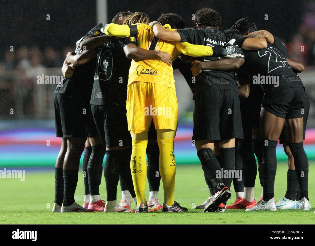 São Paulo, Brazil. 26th January, 2025. Soccer Football - 2025 Paulista Championship – São Paulo vs Corinthians - Morumbi Stadium.  Corinthians's playe Stock Photo